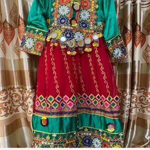 Small- medium Womens Afghan Dress